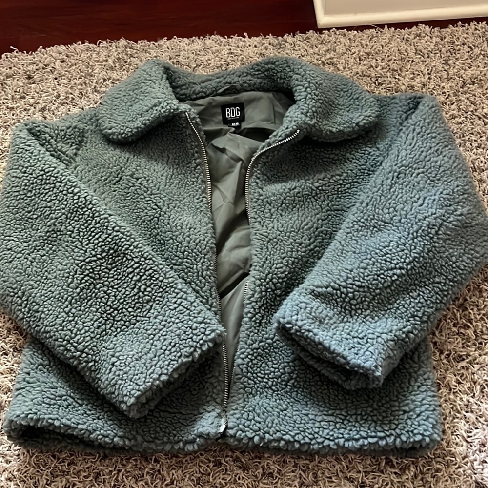 BDG urban outfitters teddy coat